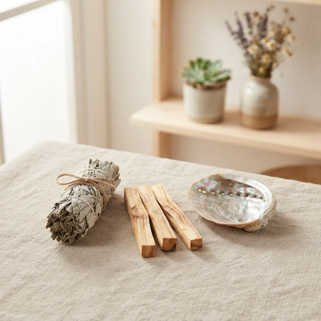 Rituálny set — Biela šalvia & Palo Santo